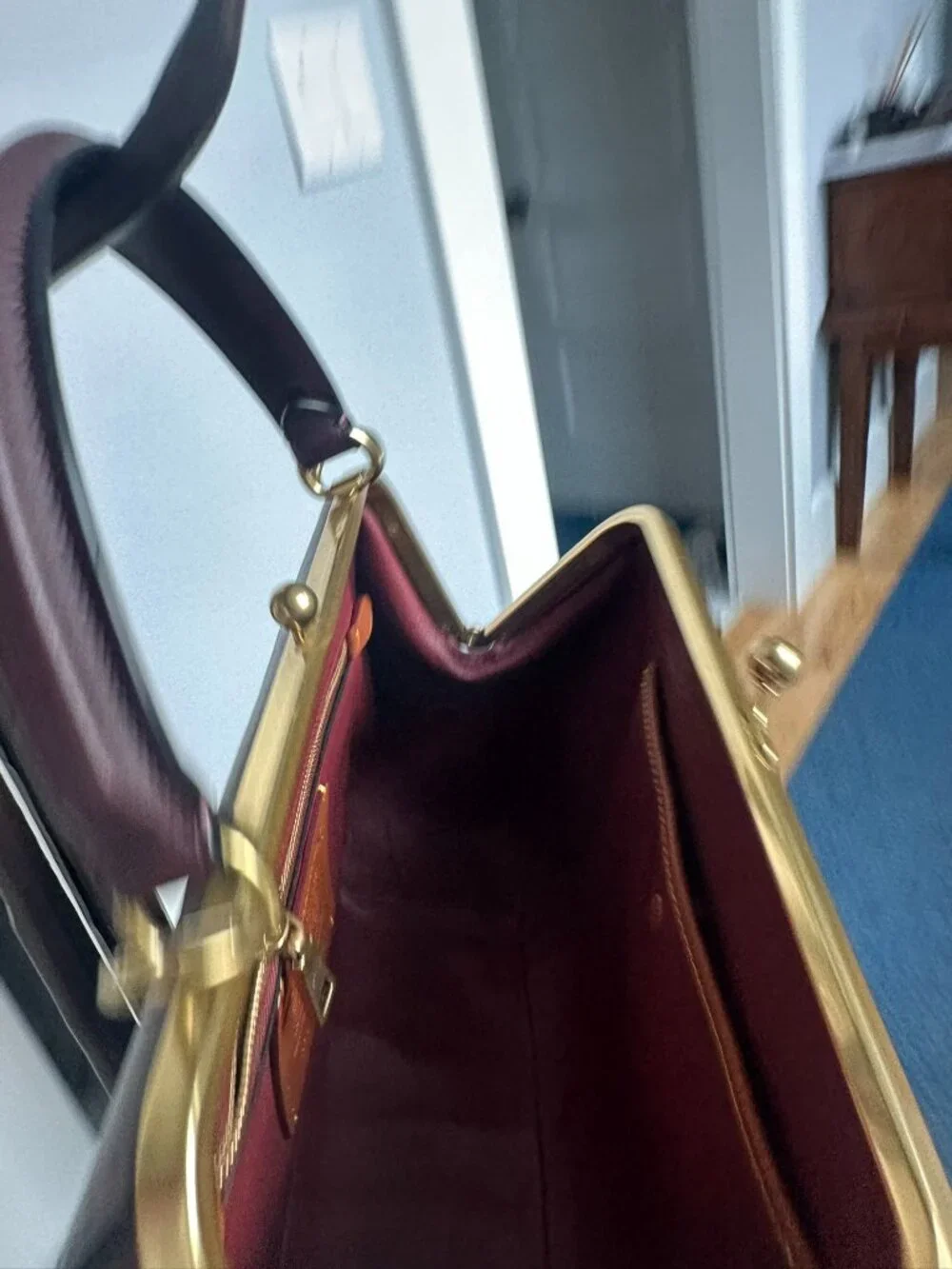 Coach Kisslock Frame Bag